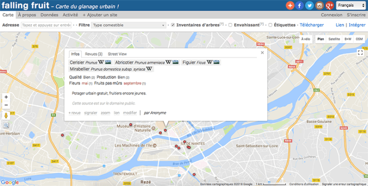 fallingfruit,glanage,urbain,blog,animal,sensible,carte