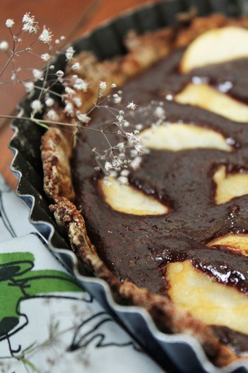 instagram,près,animal,sensible,blog,tarte,chocolat,poire,marie,laforêt,fleurs,photo,manger,vegan